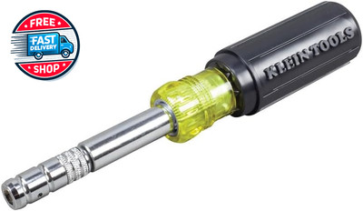 32596 Multi-Bit Screwdriver /Nut Driver, Magnetic 8-In-1 HVAC Slide