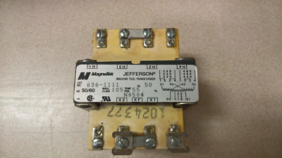 New Magnetek Jefferson Transformer 50VA #636-1111 Pri-460 Sec-115 50/60Hz