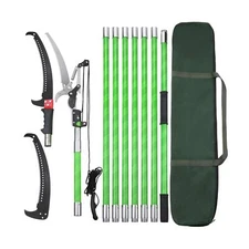 26 Feet Tree Pole Pruner Manual Branches Trimmer Tree Branch Garden Tools Lop...