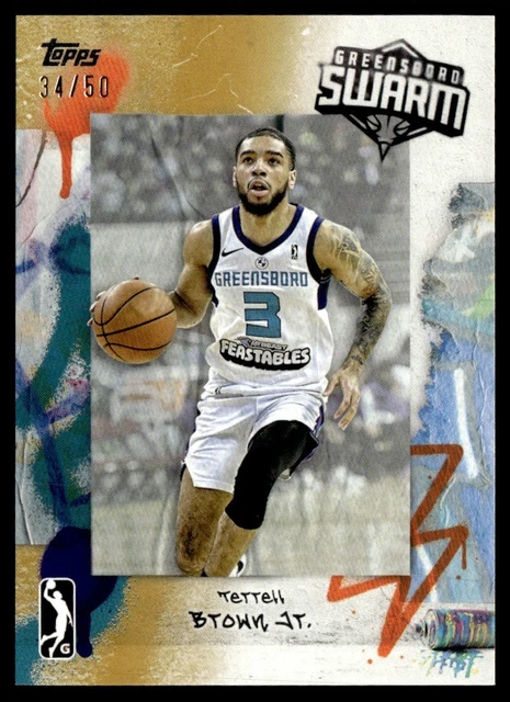 2024-25 Topps G-League Gold Terrell Brown Jr. 34/50 #37