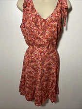 Max Women’s Floral Skirt Set Size Large V Neck