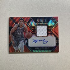 22-23 Select Keegan Murray RPA Auto Red Wave Prizm RC Patch Auto Kings