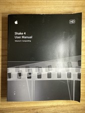 Apple Shake 4 User Manual Volume II: Compositing 2005 Vintage Rare
