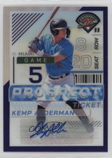 2024 Panini Prospect Edition Purple Prizm Signatures /125 Kemp Alderman Auto 8d2