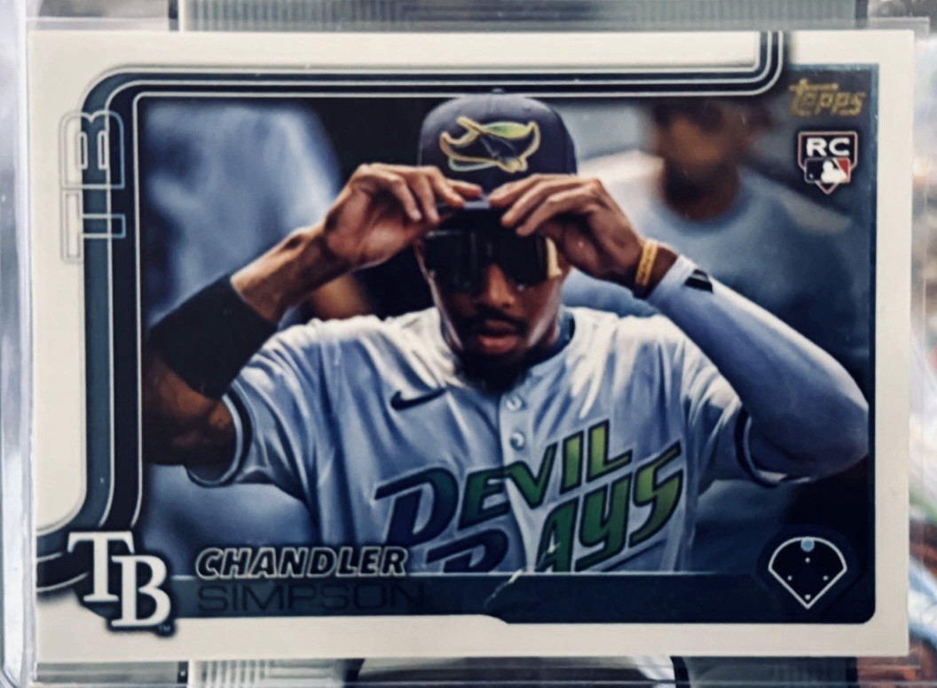 2025 Topps Update Series Chandler Simpson SSP Golden Mirror Variation RC #US277