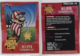 1992-95 Nintendo Super Power Club NES Open Tournament Golf #86 0ni9