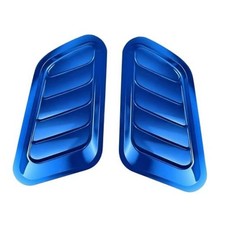 2PCS Car Hood Air Vent, Universal Hood Vents for Cars, Scoop Bonnet Air Blue