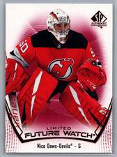 2021-22  Sp Authentic - Future Watch Nico Daws #189 Limted Red (RC)