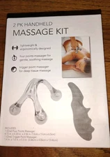 New! Unopened, Sealed 2 Pk Handheld Massage Kit