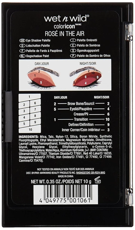 Wet N Wild Color Icon Eyeshadow Palette, Rose In The Air 10g - Image 3 of 4
