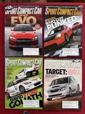 2007 SPORT COMPACT CAR MAGAZINE March,April,May,June KEN BLOCK-EVO-WRC-WRX. 240