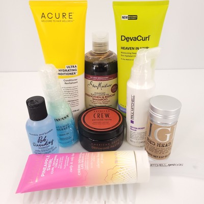 Beauty Curly Haircare Bundle Set of 10 Shea Moisture DevaCurl Paul Mitchell B&b