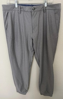 Adidas Adicross Men's 34x30 (Actual 34x28) Tapered Pants Gray Jogger Golf