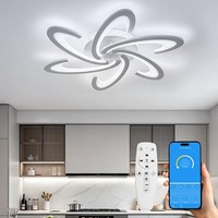 85W Led Deckenlampe Panel Dimmbar Deckenleuchte Mit Fernbedienung Bad Wohnzimmer