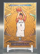 2024-25 Panini Obsidian Yongxi Jacky Cui Rookie Bronze Flood #/99 Nets RC #159