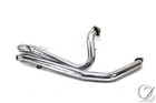 2006 06 Harley FLSTC Softail Heritage Classic Samson Chrome Dual Exhaust System