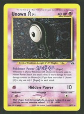 Pokemon Unown [A] 14/75 Unlimited Holo Rare Neo Discovery (LP)