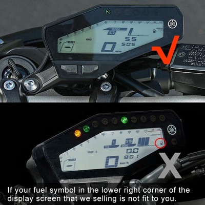 Display for Yamaha MT-09 MT09 FZ-09 FZ09 Speedometer Instrument