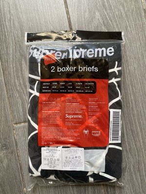 Supreme Hanes Spider Man Boxer Briefs (2 Pack) Large | eBay