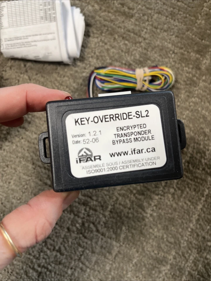 Crimestopper Key Override Encrypted Transponder Bypass Module iFar Canada New - Image 3 of 4