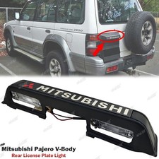 New Rear License Plate Light Lamp Assy Fits Mitsubishi Montero V23 V43 V45 91-99 New Rear License Plate Light Lamp Assy Fits Mitsubishi Montero V23 V43 V45 91-99