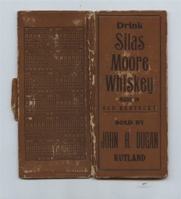 Silas Moore Whiskey 1914 Calendar Booklet Pfeiffer Bros.