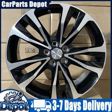 New 17'' x 7'' Machined Black Replacement Rim For Toyota Corolla 2017 2018 2019