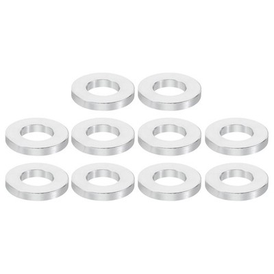 M12 Aluminium Abstandshalter,10Stk Metallabstandshalter 12,5mm IDx 24mm ODx4mm L