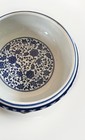 Antique Chinese Blue + White Hand Painted Bowl - Signed — photo 5