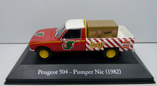 Bomba Peugeot 504 Nic (1982) Coche Argentino Modelo Juguete Diecast Salvat Escala 1:43