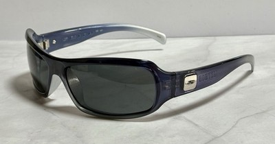 Y2K SMITH OPTICS METHOD Blue Fade Plastic Wrap Polarized Sunglasses DISCONTINUED