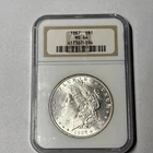 (1) one 1887 Morgan Silver Dollar $1 NGC MS64 140yrs Old!!