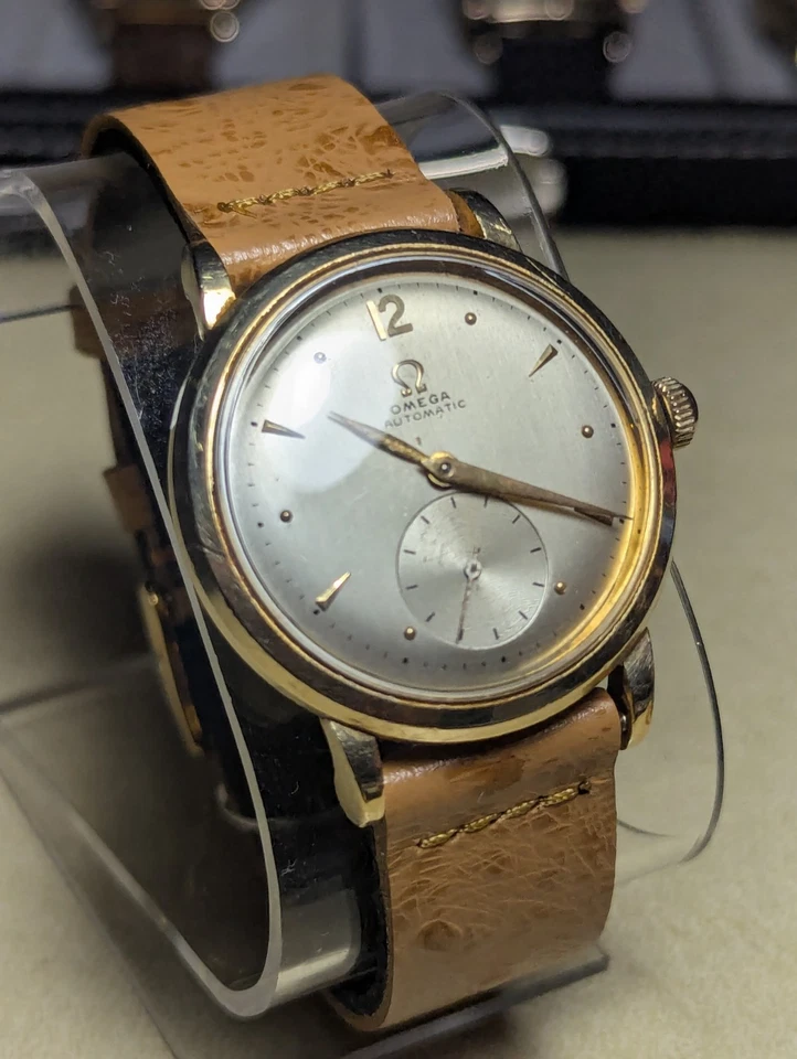 RARE VRG OMEGA 14k Gold Filled Cal 342. Automatic  Clean Dial Runs MINT condtion - Image 4 of 4