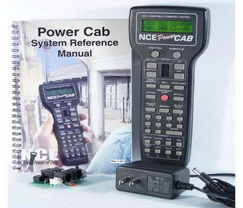 NCE 524-025 Power Cab Complete DCC Starter System Set w Power Supply