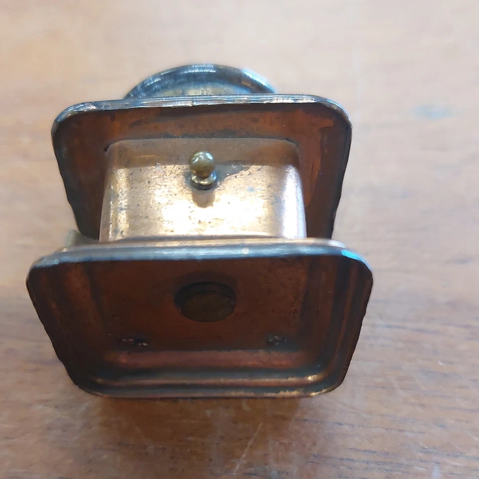 Antique Copper Coffee Grinder Sewing Tape Measure - Image 3 of 4