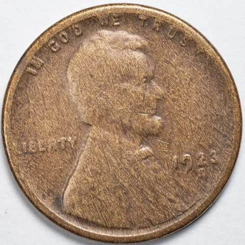 1923-S Lincoln Wheat Penny Cent Good (G)