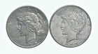 1925 & 1923-S Peace Silver Dollar $1 Bullion Collection Lot *189