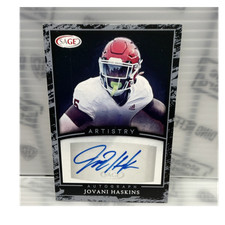 SAGE 2022 Artistry Jovani Haskins Autograph #A-JH3 Rutgers Scarlet Knights