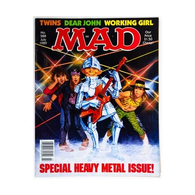 E. C. Publication MAD Magazine  #288 ''Heavy Metal Issue, Twins, Dear Jo Mag VG+