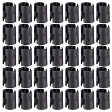 Wire Shelf Clips,54-Pack Shelving Lock 54 Packs（27 Pairs）, Black 