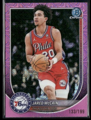 2025-26 Bowman Chrome Basketball Jared McCane #BCV-65 Pink Mojo Refractor /199