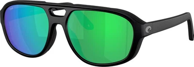 (Youth) COSTA DEL MAR black/green mirror STREET HEAT polarized 580P sunglasses - Image 1 of 4
