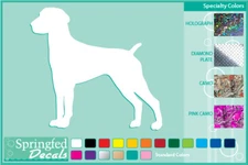 GERMAN SHORTHAIR SILHOUETTE cut vinyl decal #1 Dog stickers