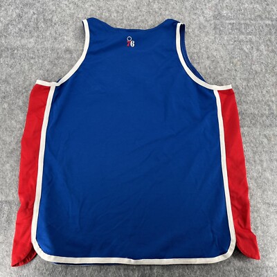 Majestic Mens Blue Philadelphia 76ers Sixers Hardwood