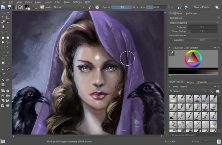 KRITA version 5.2.9 ART Software 2025 Professional Painting Program ~ Mac CD - Image 4 of 4