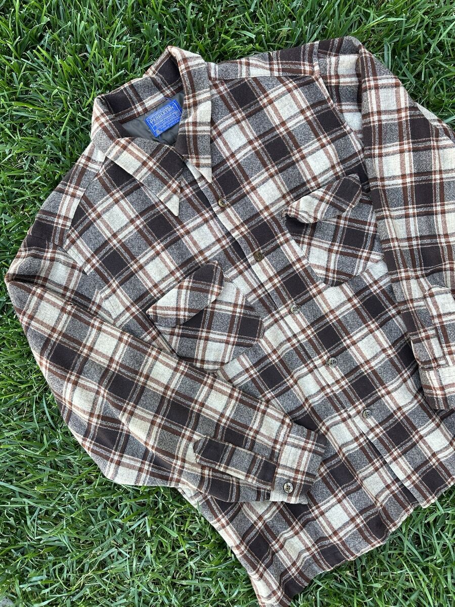 Vintage 60s 70s Pendleton Board Shirt Mens XL 100% Wool USA Vintage 60s 70s Pendleton Board Shirt Mens XL 100% Wool USA