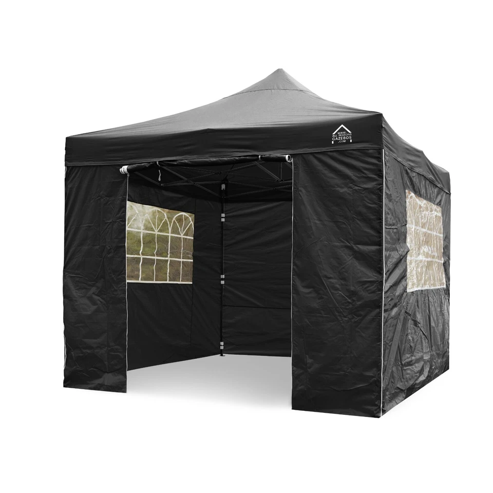 All Seasons Gazebos 3mx3m Heavy Duty Waterproof Pop up Gazebo 4 Side Walls - Image 2 of 4