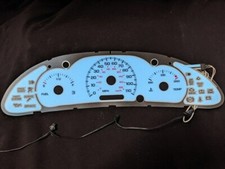 Fit 2000-2002 01 Chevrolet Cavalier Without Tach Indiglow El Night Glow Gauges