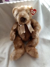 Ty Baby Ginger Bear Classic Plush 13" Soft Toy Brown 1996 Stuffed Animal