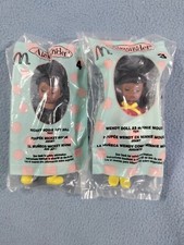 NEW SEALED 2004 MADAME ALEXANDER BLACK MICKEY MINNIE MOUSE DOLLS McDONALD'S